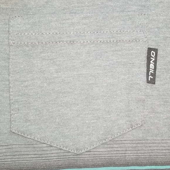 O'Neill Men's 'Pho Striped Pocket Tee Shirt' - Picture 7 of 8